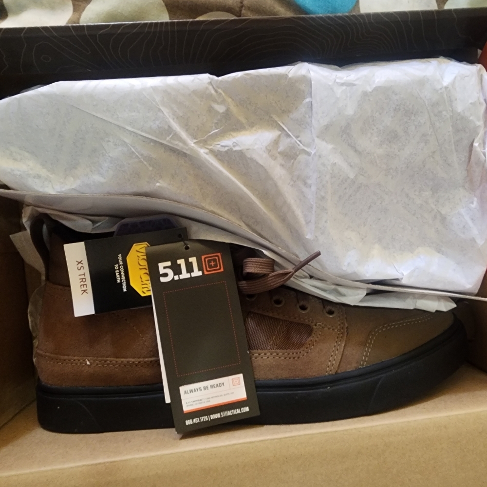 5.11 Brown Coyote work shoes